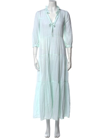 Honorine V-Neck Long Dress