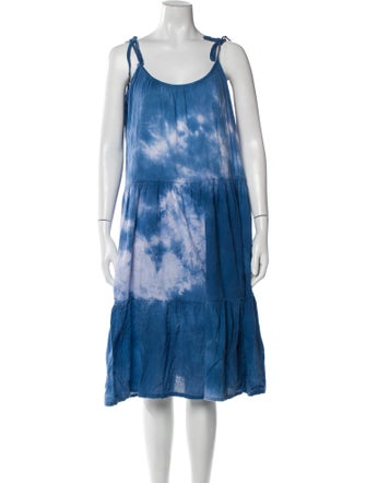 Honorine Tie-Dye Print Long Dress