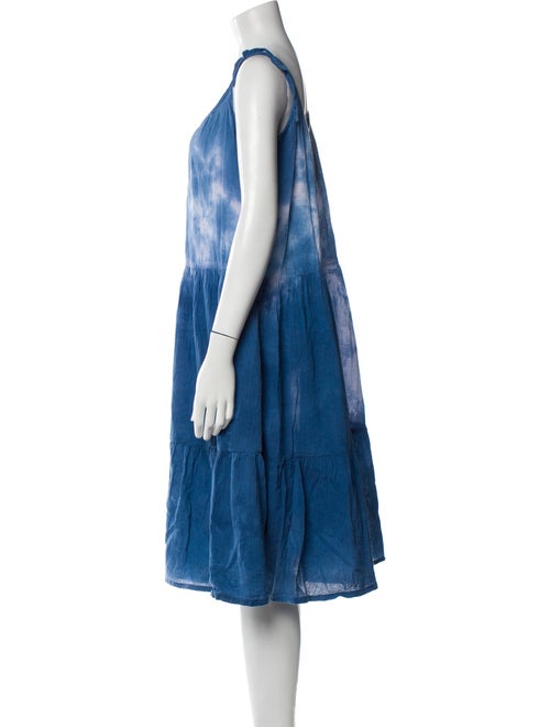Honorine Tie-Dye Print Long Dress