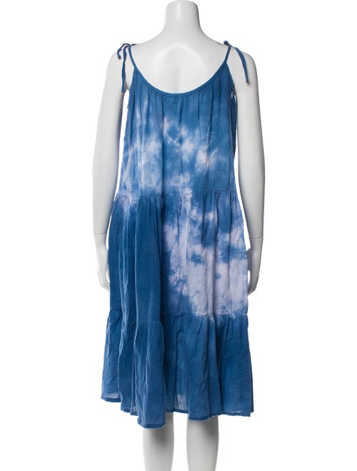 Honorine Tie-Dye Print Long Dress