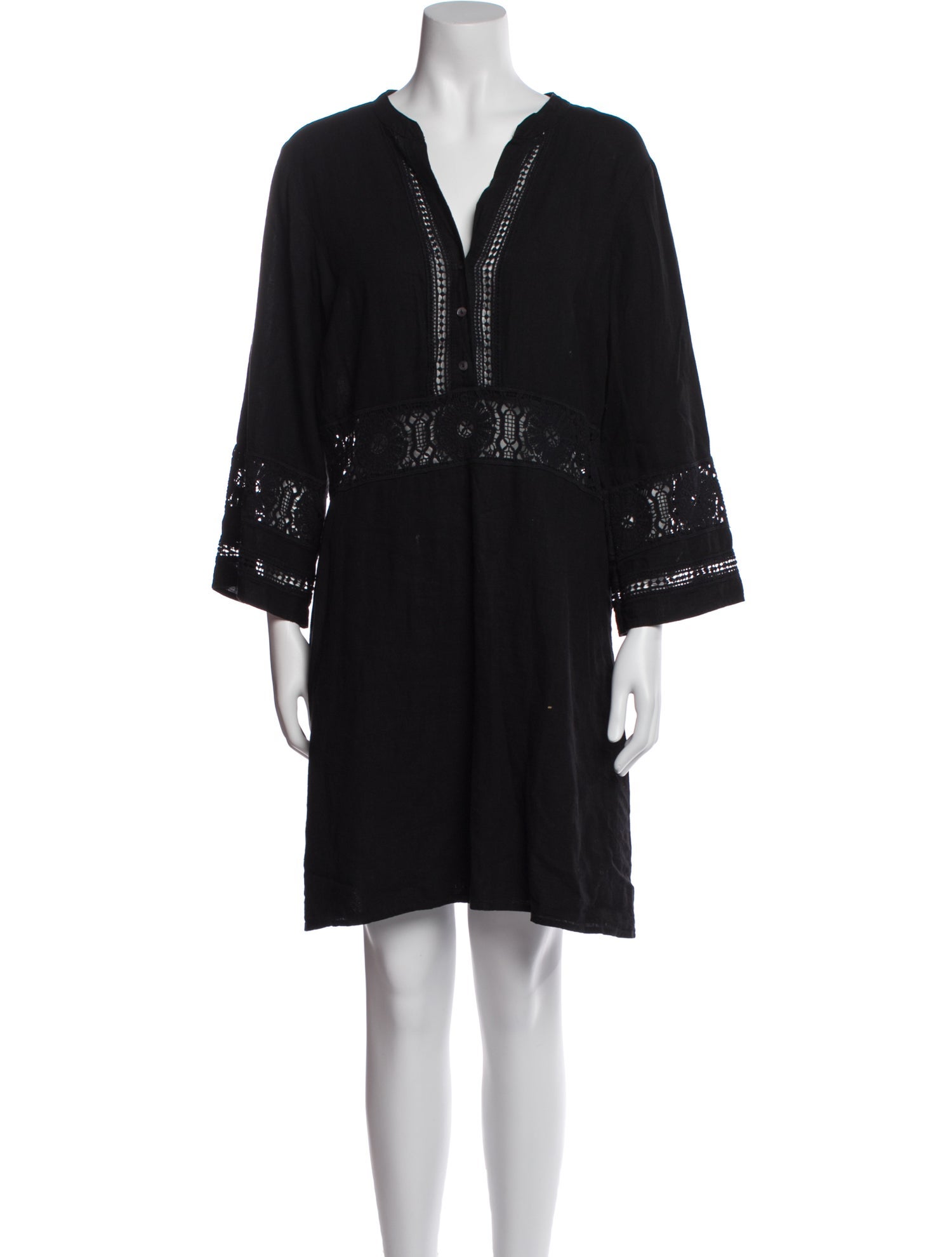 Honorine V-Neck Mini Dress