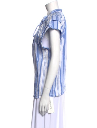 Honorine Striped Crew Neck Blouse