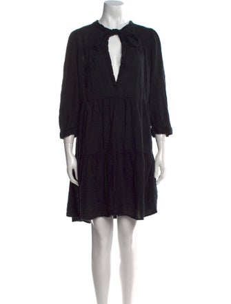 Honorine V-Neck Mini Dress