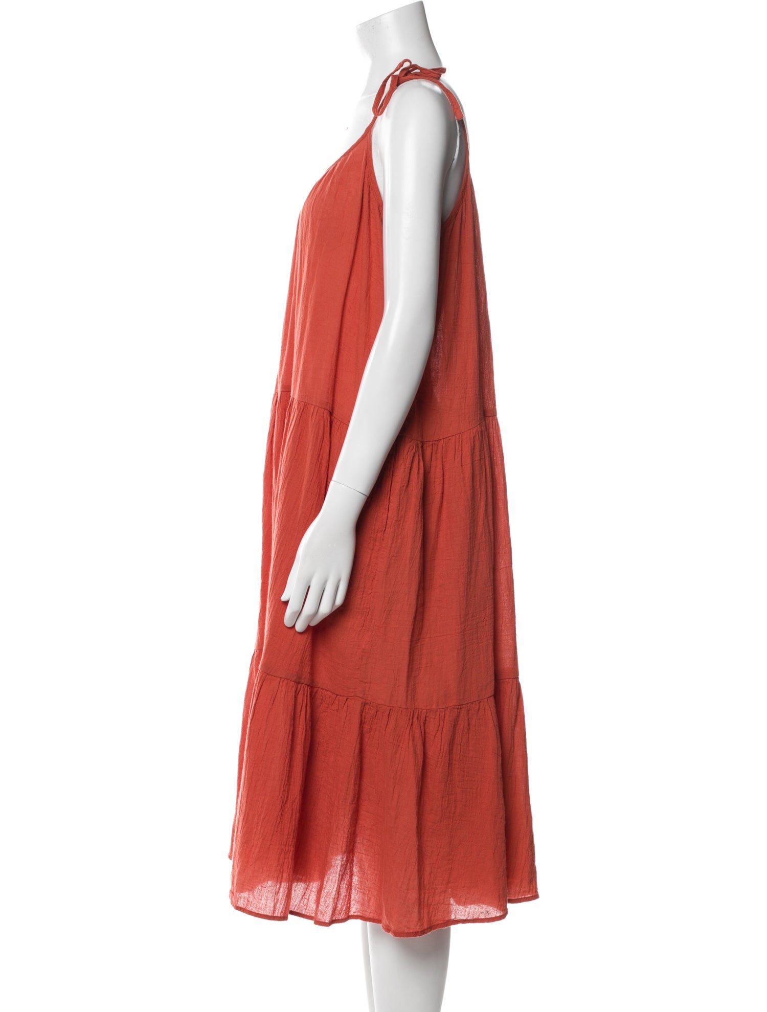 Honorine Scoop Neck Midi Length Dress