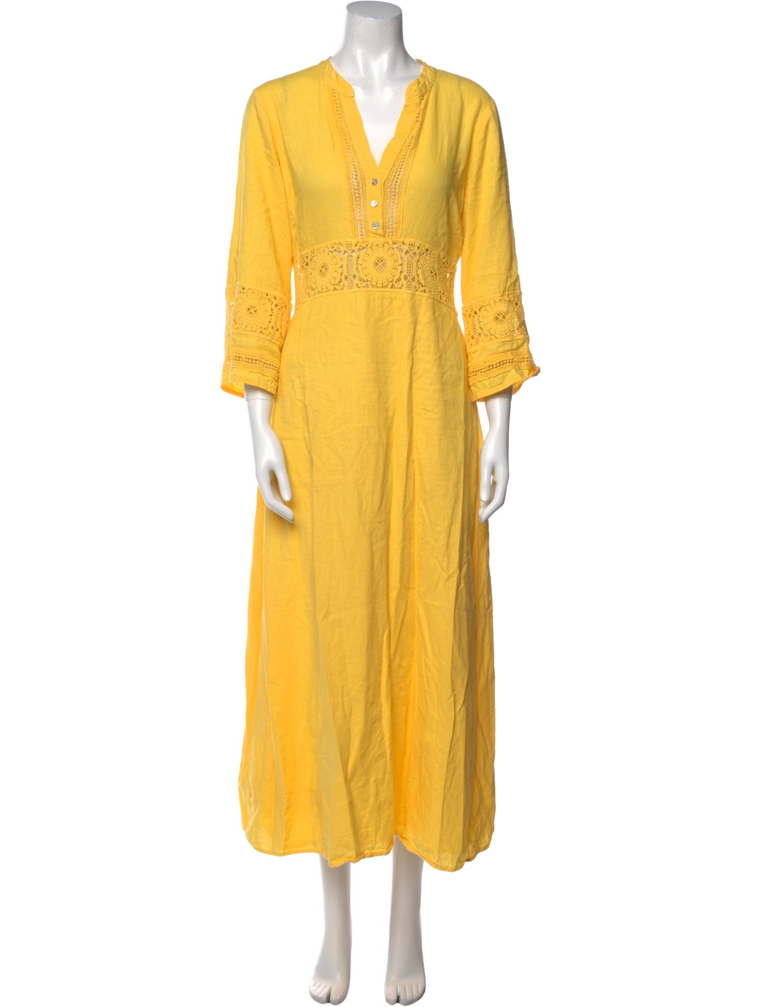 Honorine V-Neck Long Dress