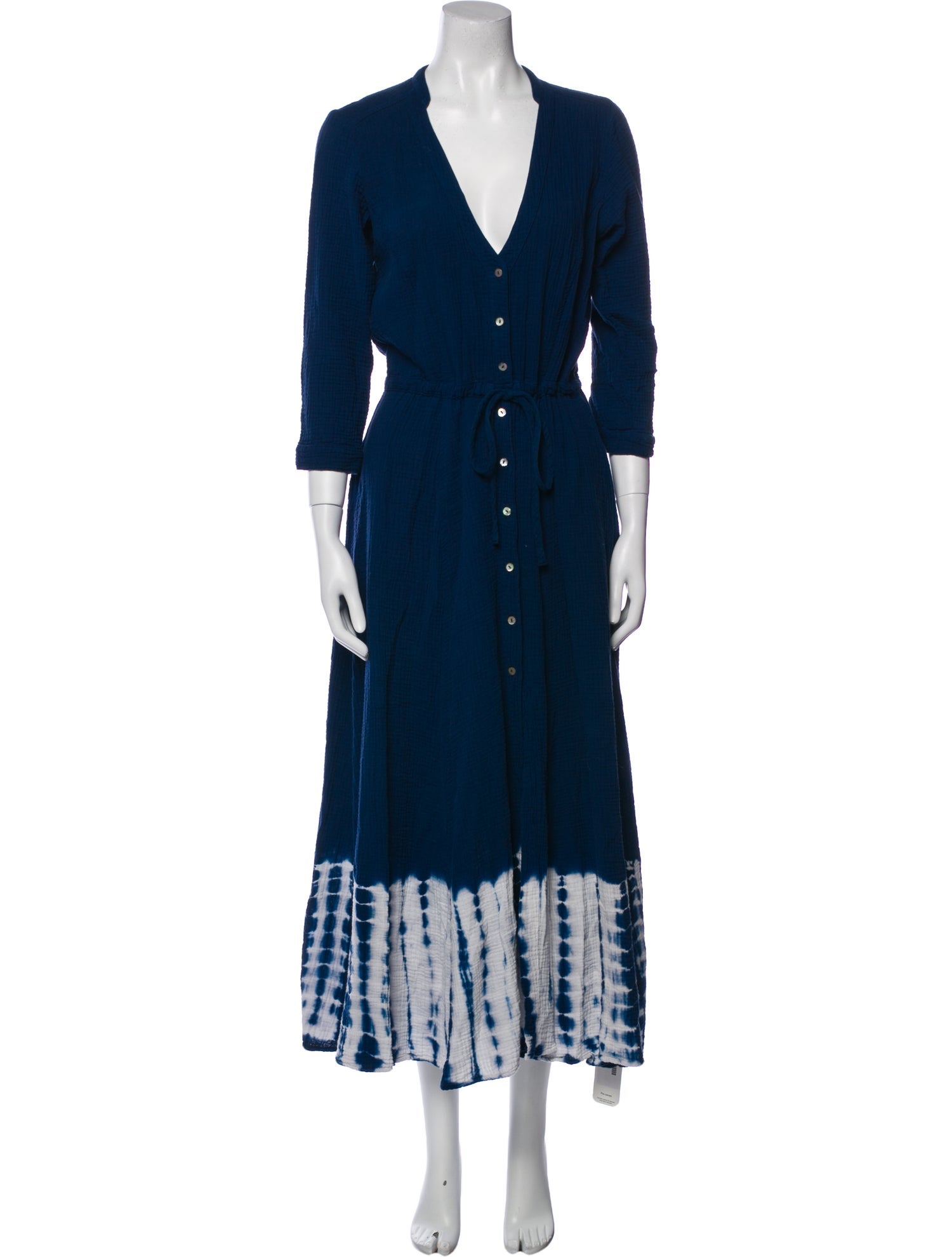 Honorine V-Neck Long Dress