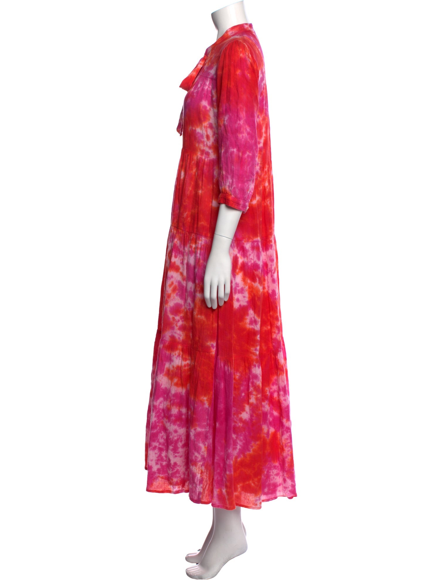 Honorine Tie-Dye Print Long Dress