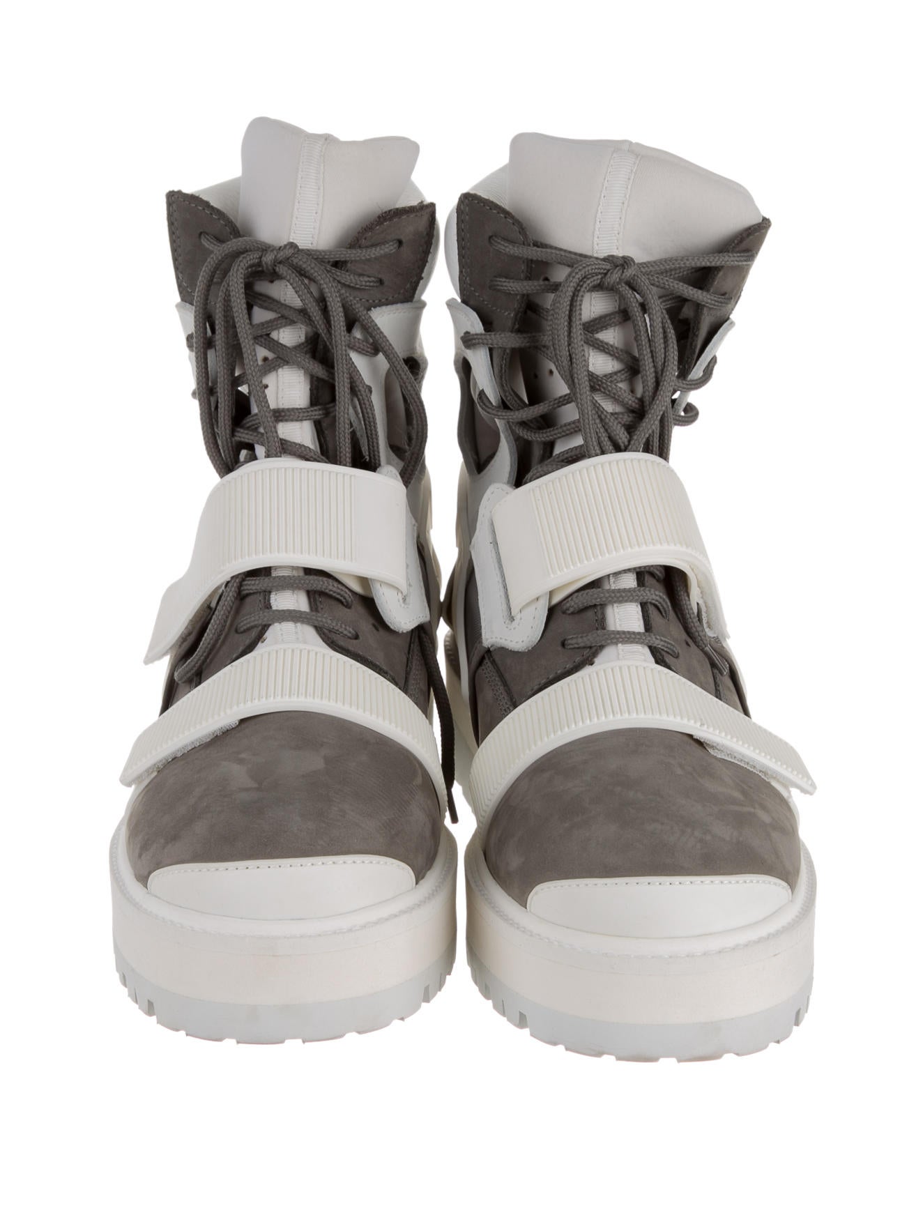 Hood by Air Avalanche Boots - Grey Boots, Shoes - WHOOD20006 | The
