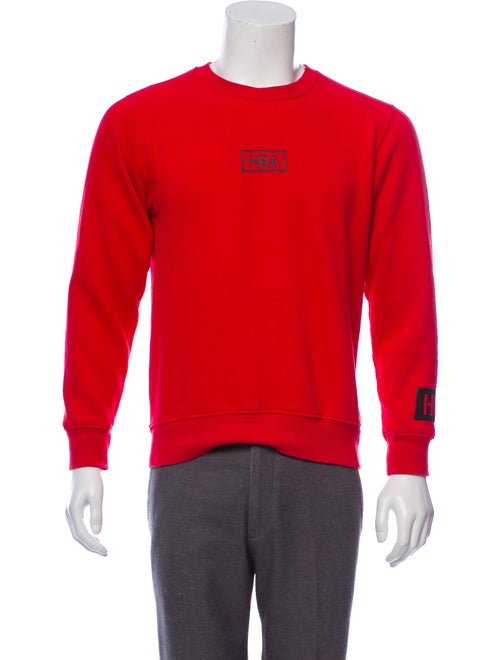 Hood by Air Graphic Logo Sweatshirt red