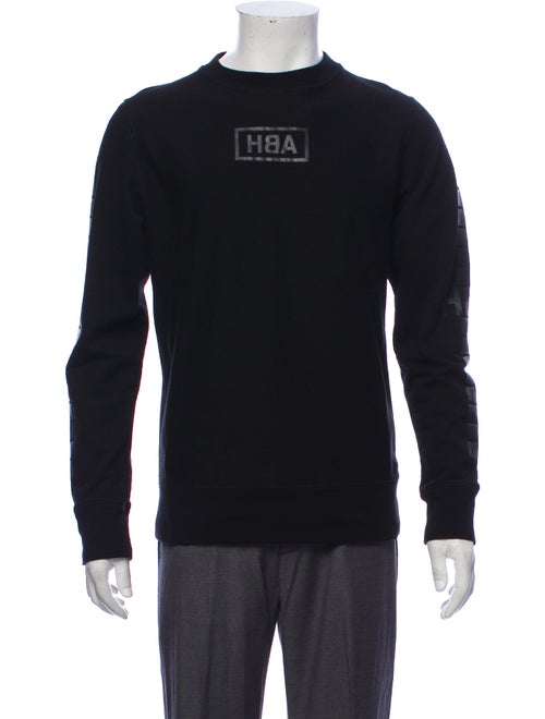 Hood by Air Printed Logo Sweatshirt black