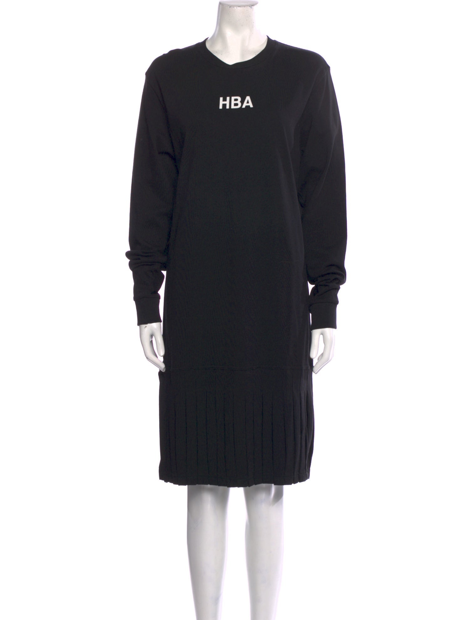 hba shirt dress Hood by Air Mock Neck Mini Dress - Black Dresses, Clothing - WHOOD21379