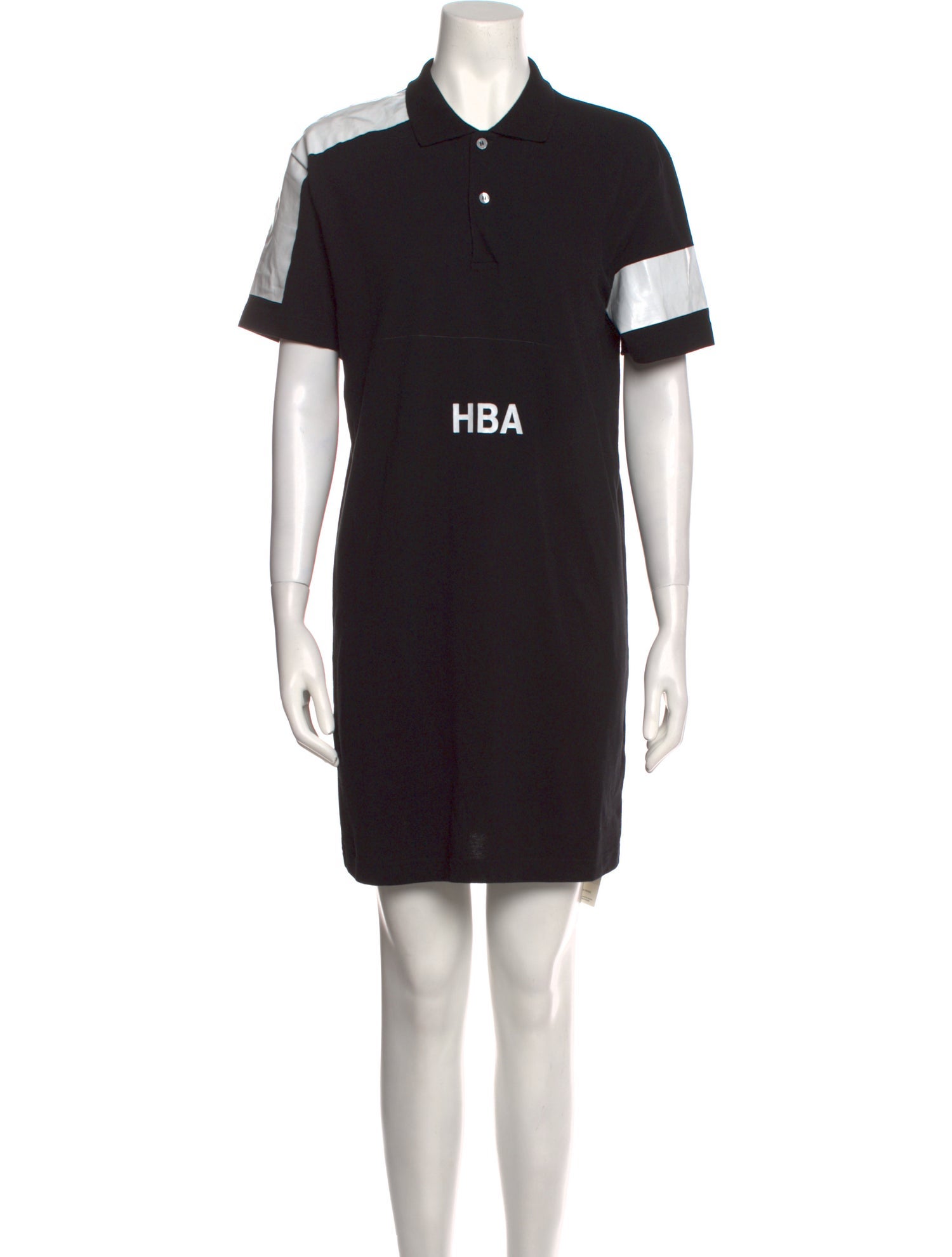 hba shirt dress Hood by Air Mock Neck Mini Dress - Black Dresses, Clothing - WHOOD21379