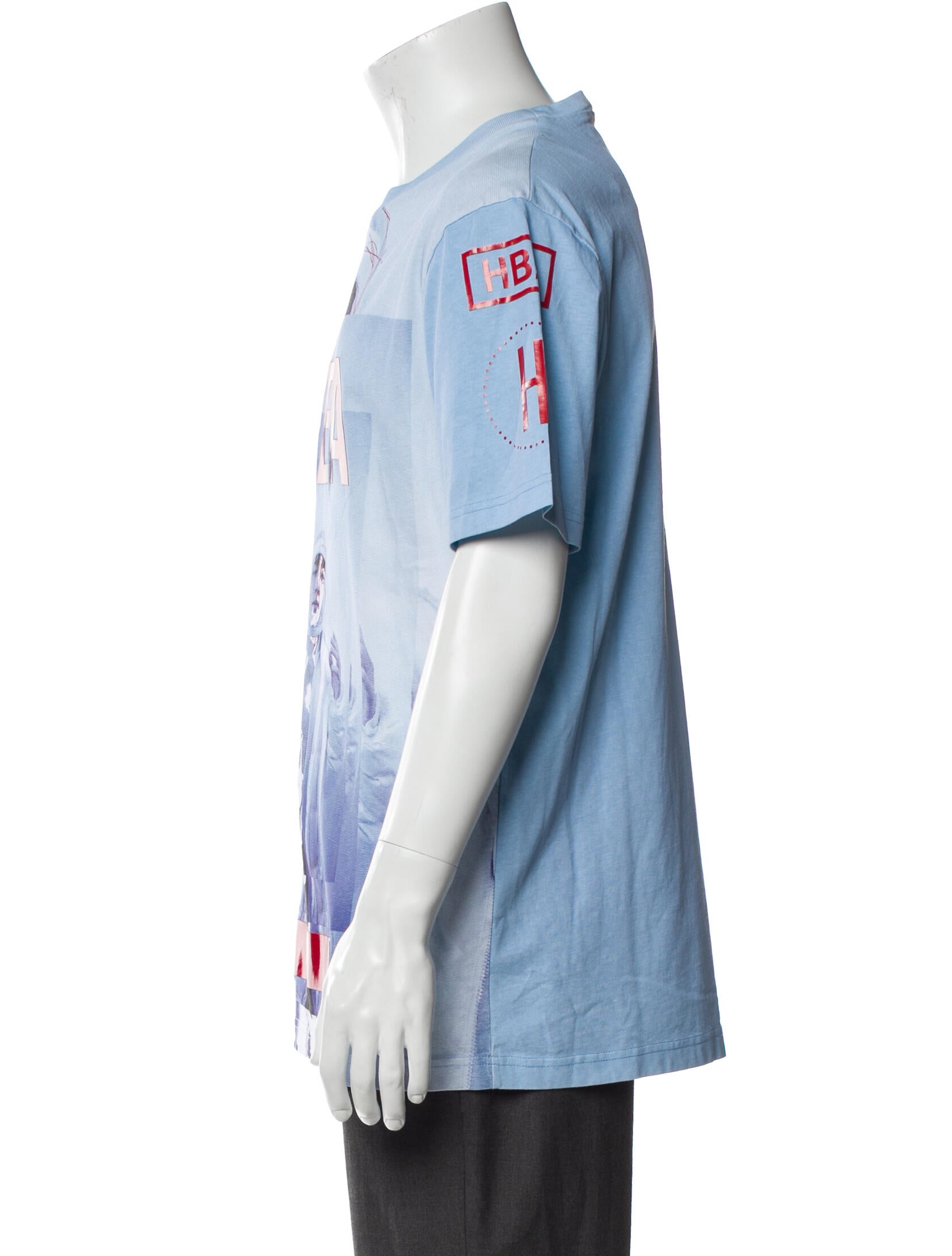 Hood by Air Graphic Print Crew Neck T-Shirt