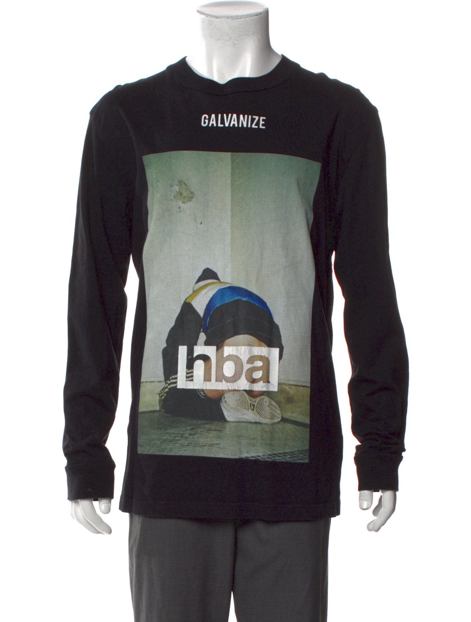 Hood by Air Graphic Print Long Sleeve Shirt