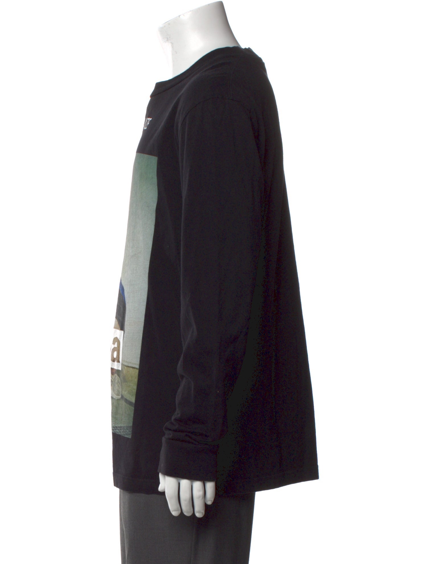Hood by Air Graphic Print Long Sleeve Shirt
