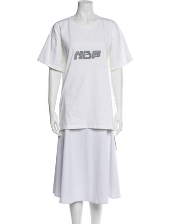 Hood by Air Graphic Print Crew Neck T-Shirt