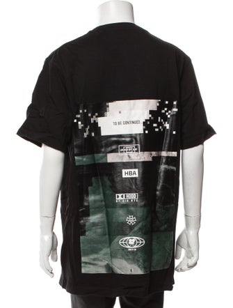 Hood by Air Graphic Print Crew Neck T-Shirt