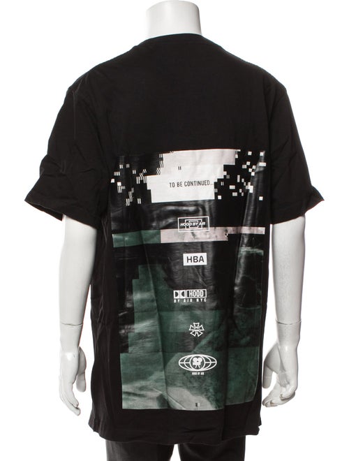 Hood by Air Graphic Print Crew Neck T-Shirt