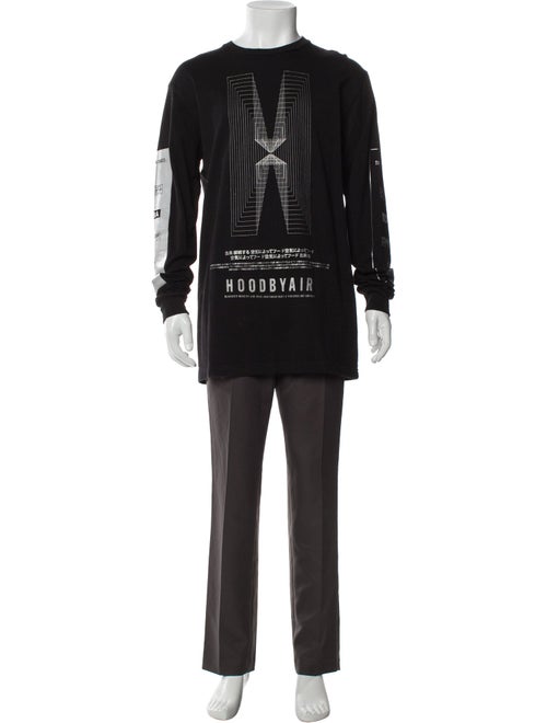 Hood by Air Graphic Print Crew Neck T-Shirt