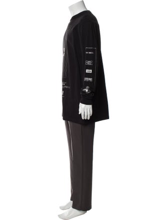 Hood by Air Graphic Print Crew Neck T-Shirt