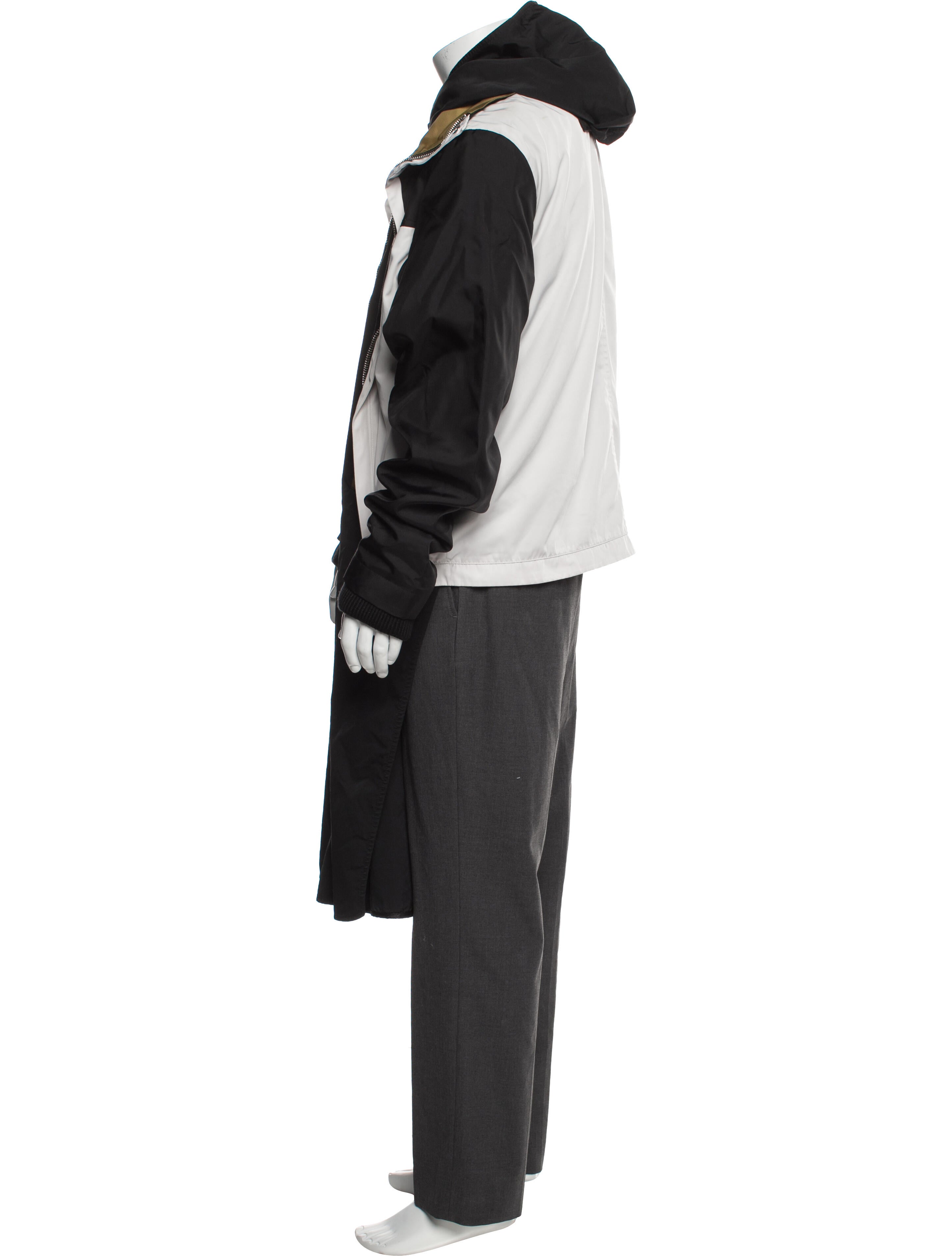 Hood by Air Wool Striped Parka