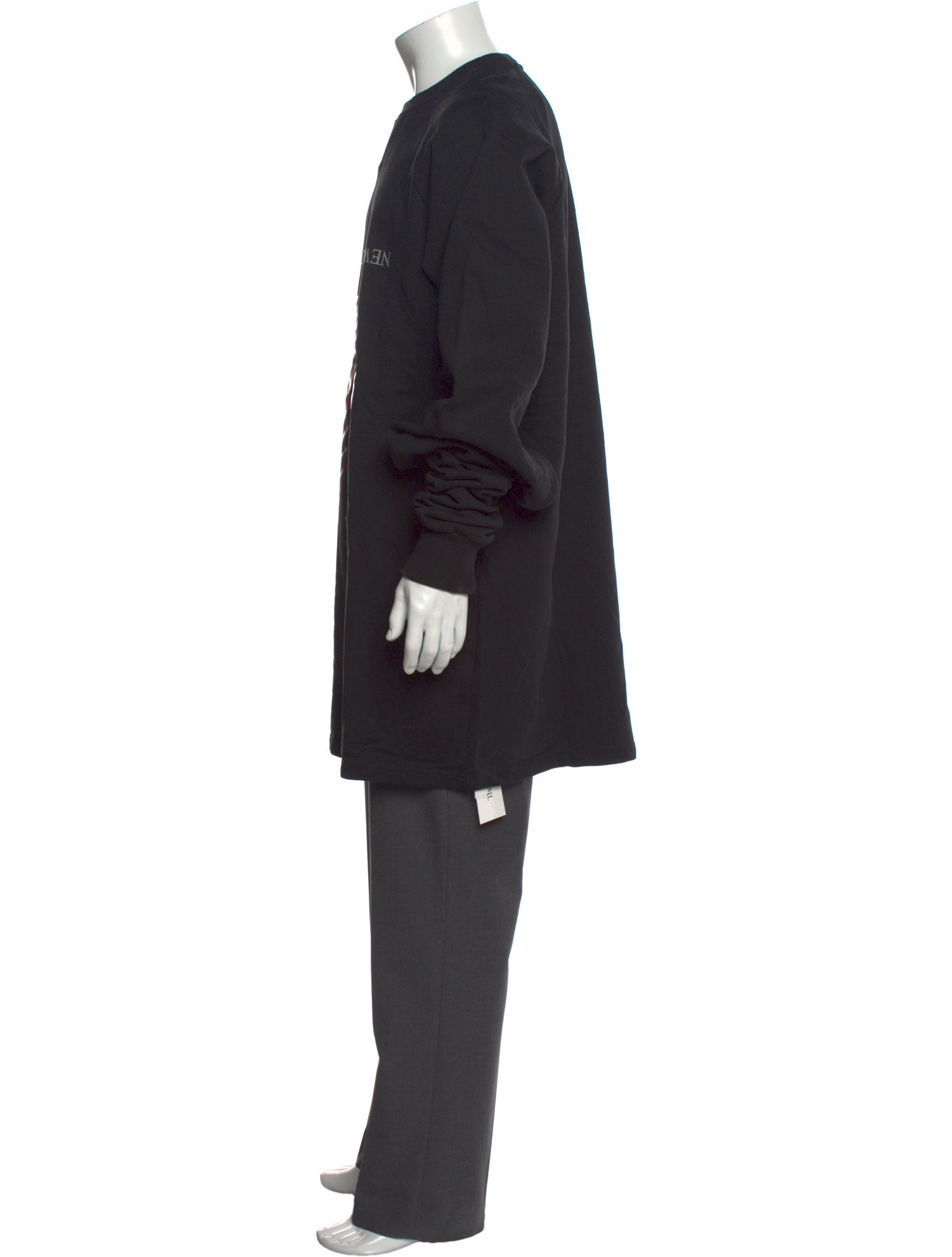 Hood by Air Graphic Print Crew Neck Pullover
