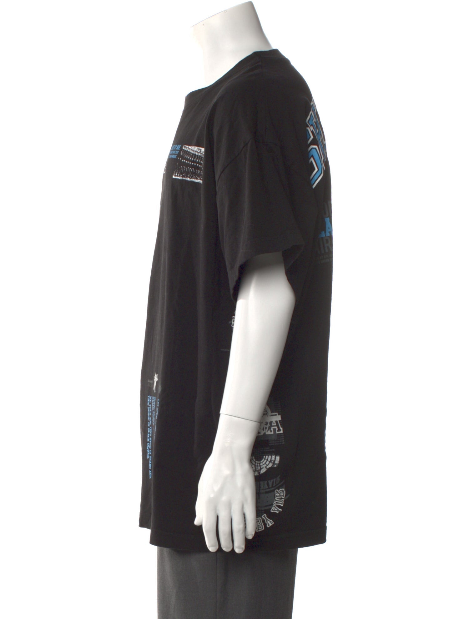Hood by Air Graphic Print Crew Neck T-Shirt