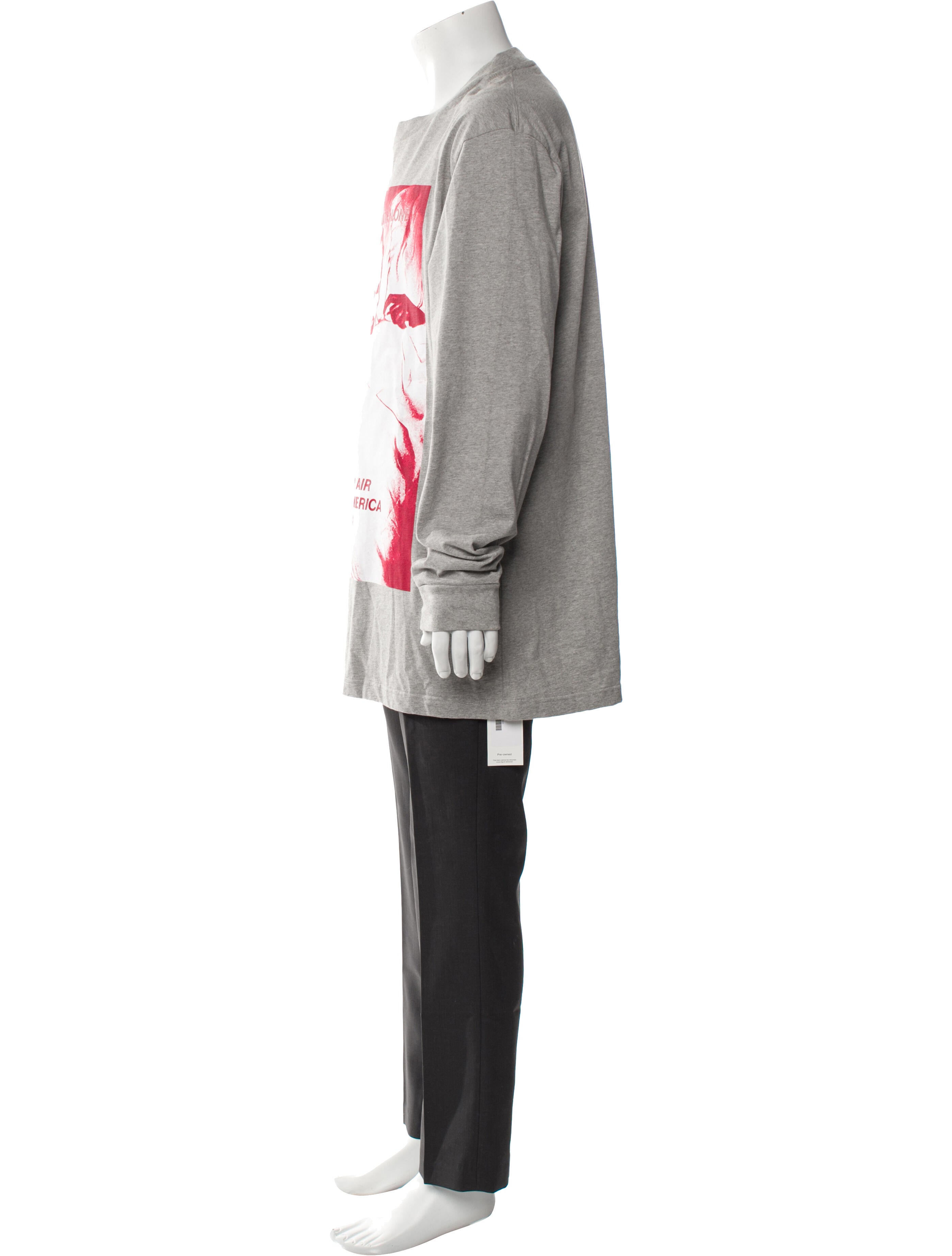 Hood by Air Graphic Print Crew Neck T-Shirt