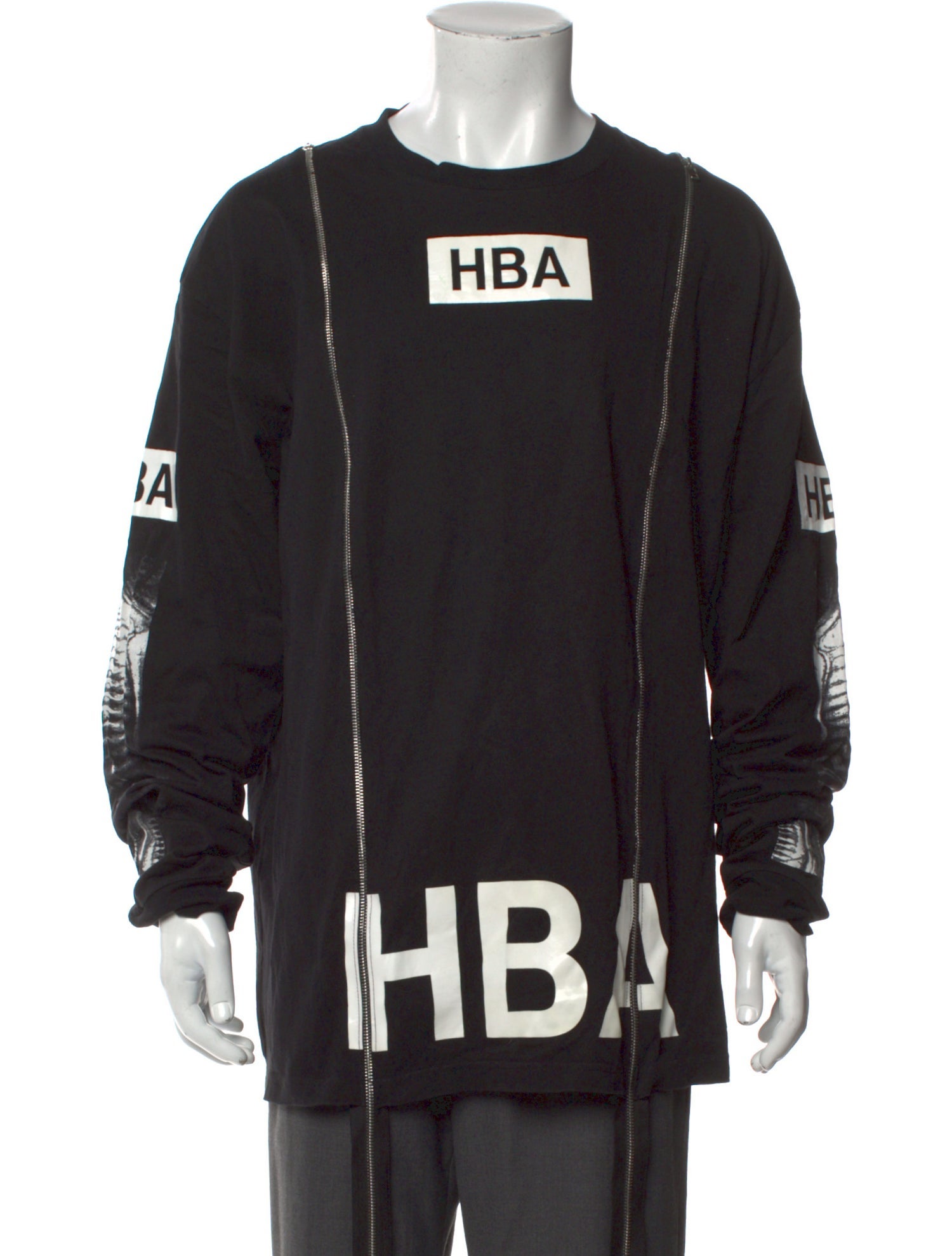 Hood by Air Graphic Print Crew Neck T-Shirt