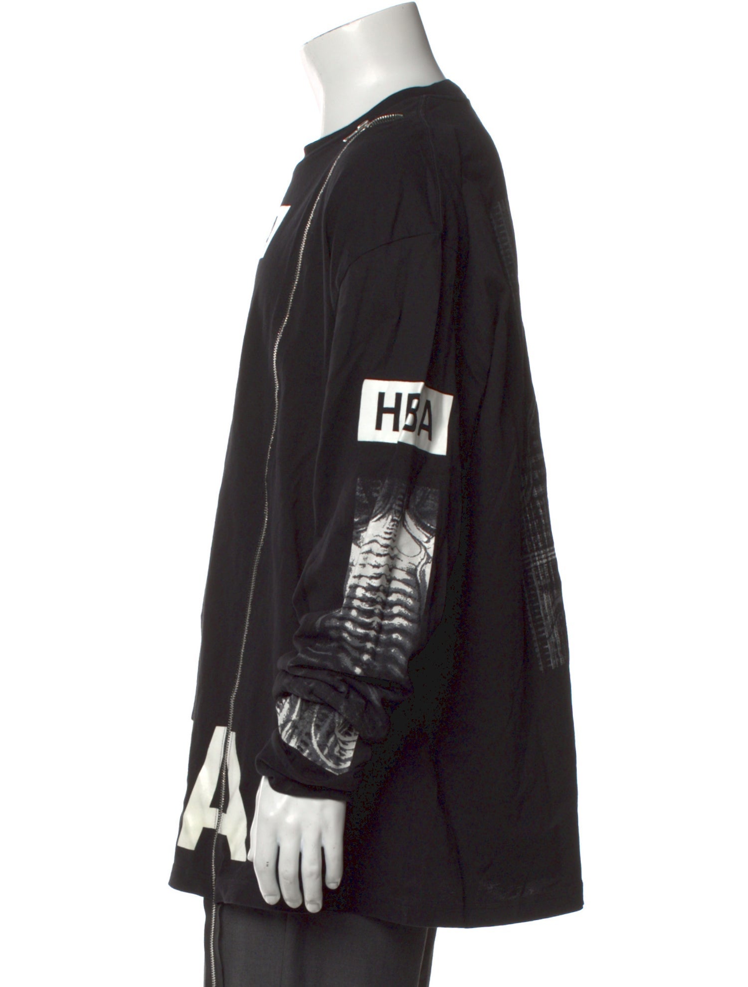 Hood by Air Graphic Print Crew Neck T-Shirt