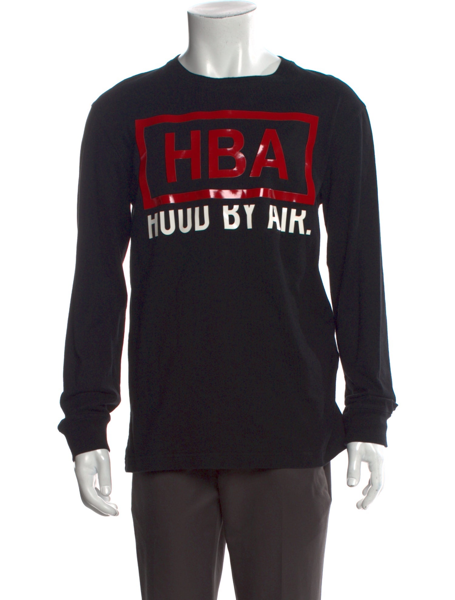 Hood by Air Graphic Print Long Sleeve Shirt