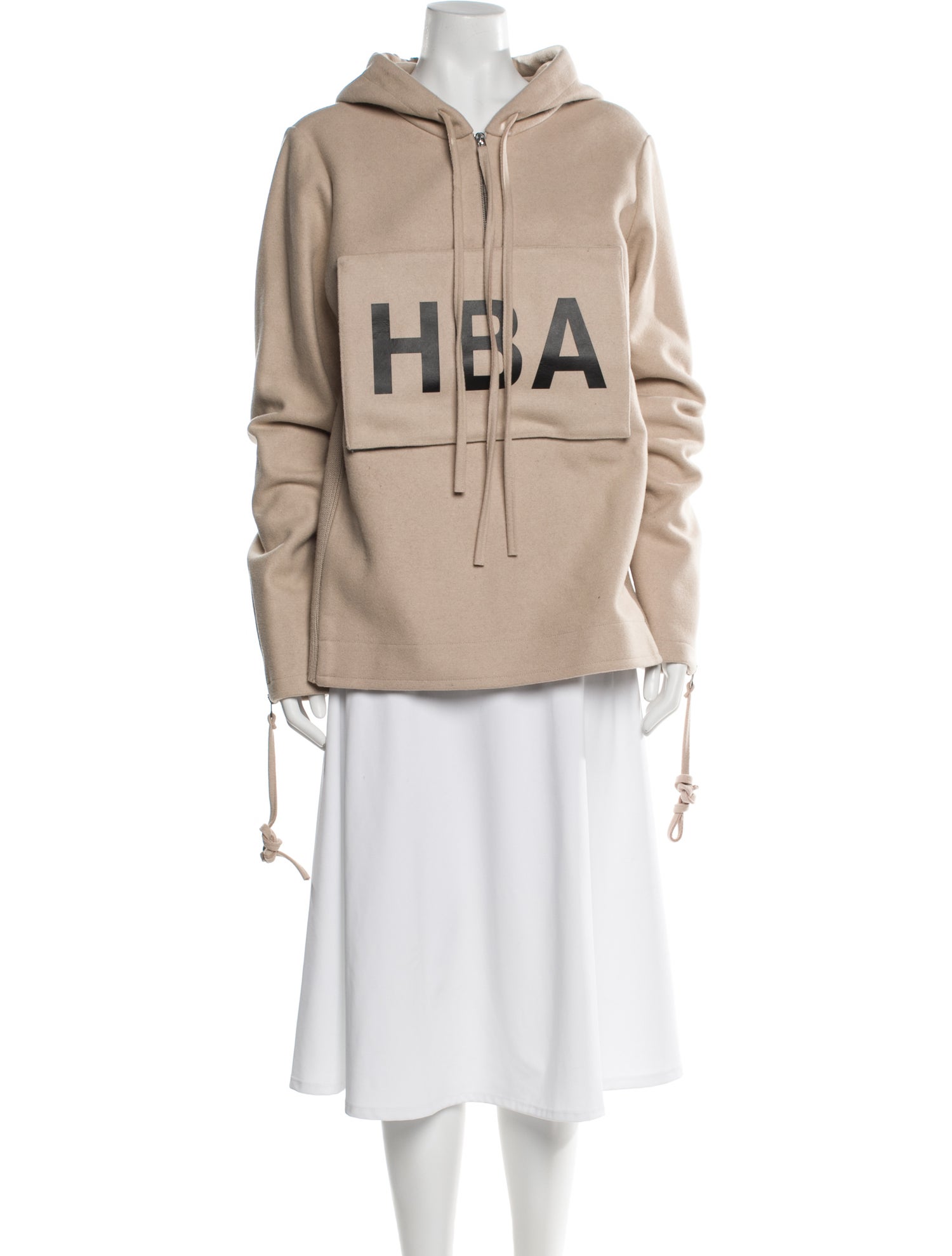 Hood by Air Virgin Wool Graphic Print Sweatshirt