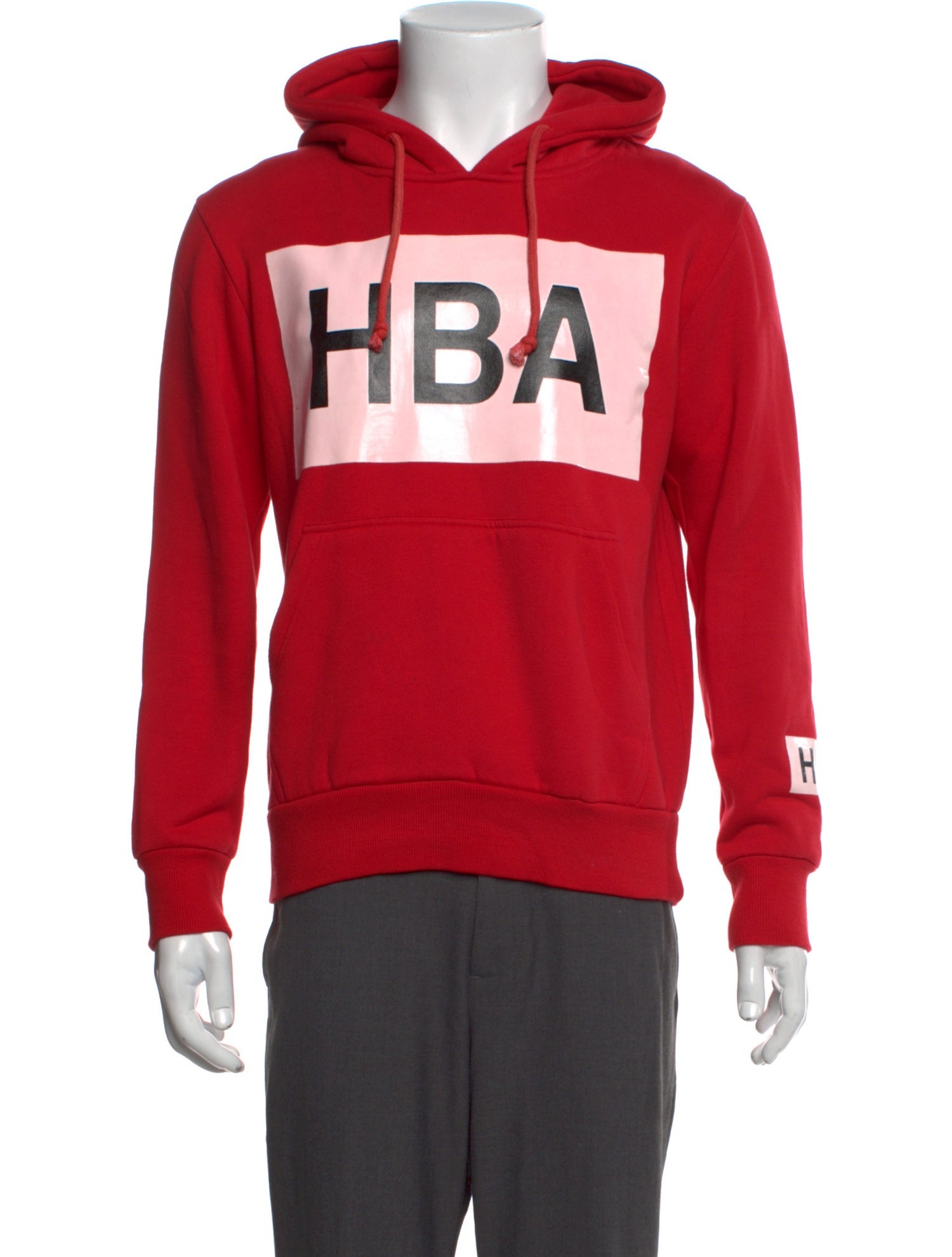 Hood by Air Graphic Print Crew Neck Hoodie