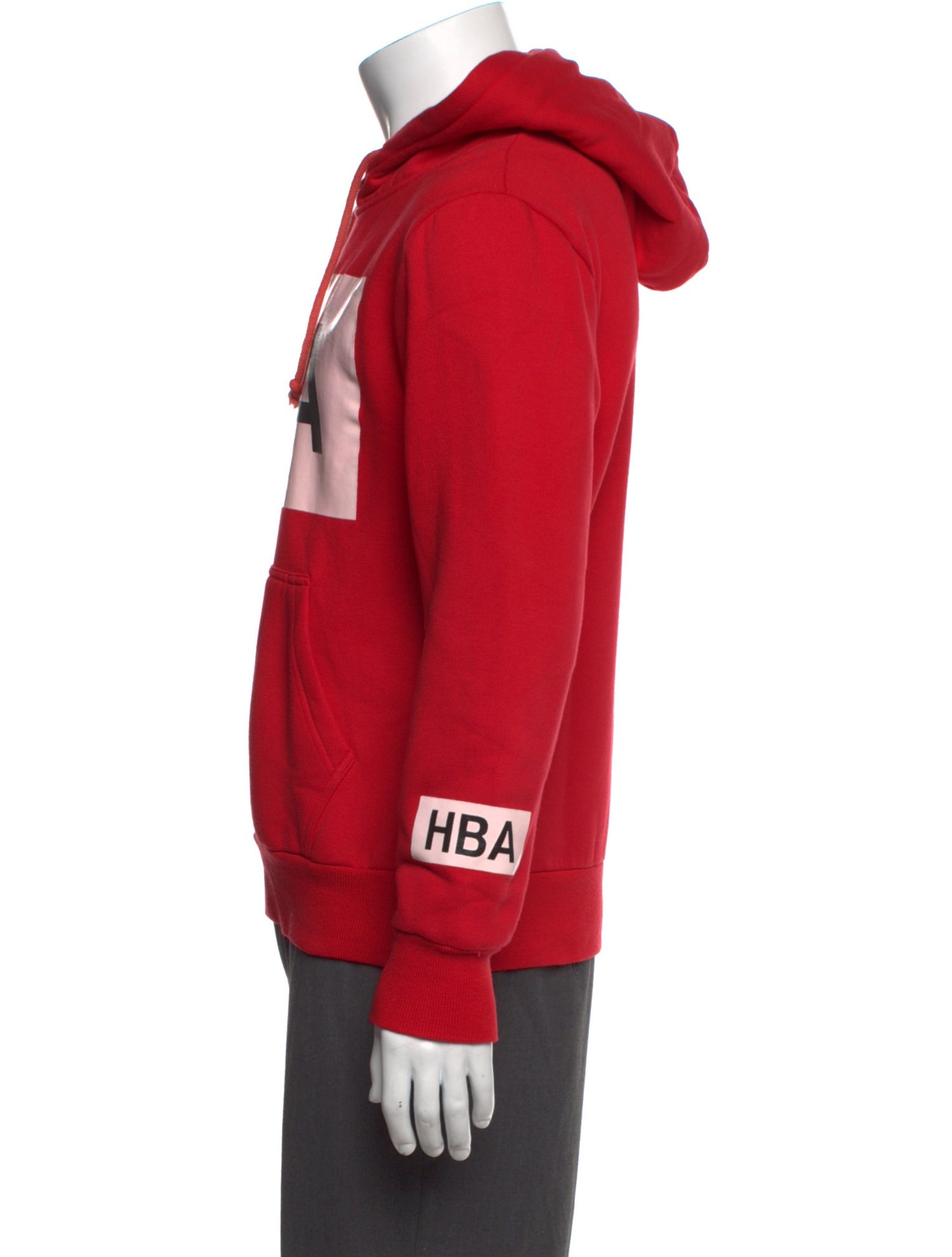 Hood by Air Graphic Print Crew Neck Hoodie