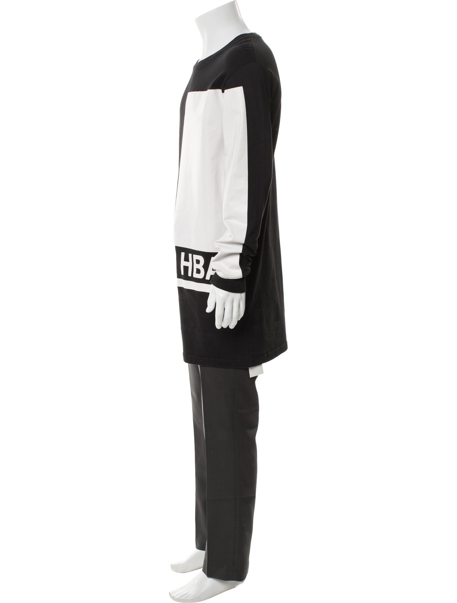 Hood by Air Crew Neck Long Sleeve T-Shirt