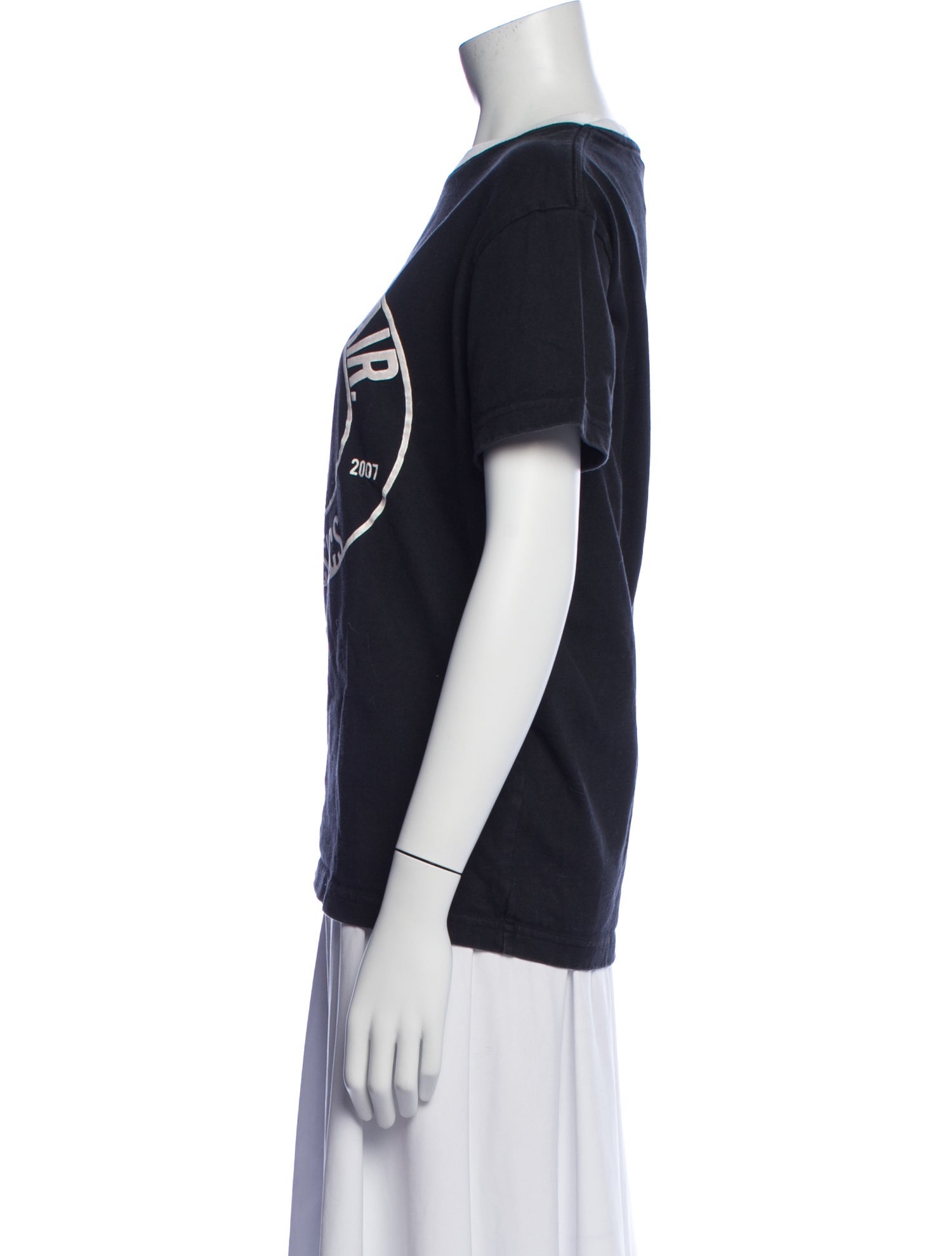 Hood by Air Graphic Print Crew Neck T-Shirt