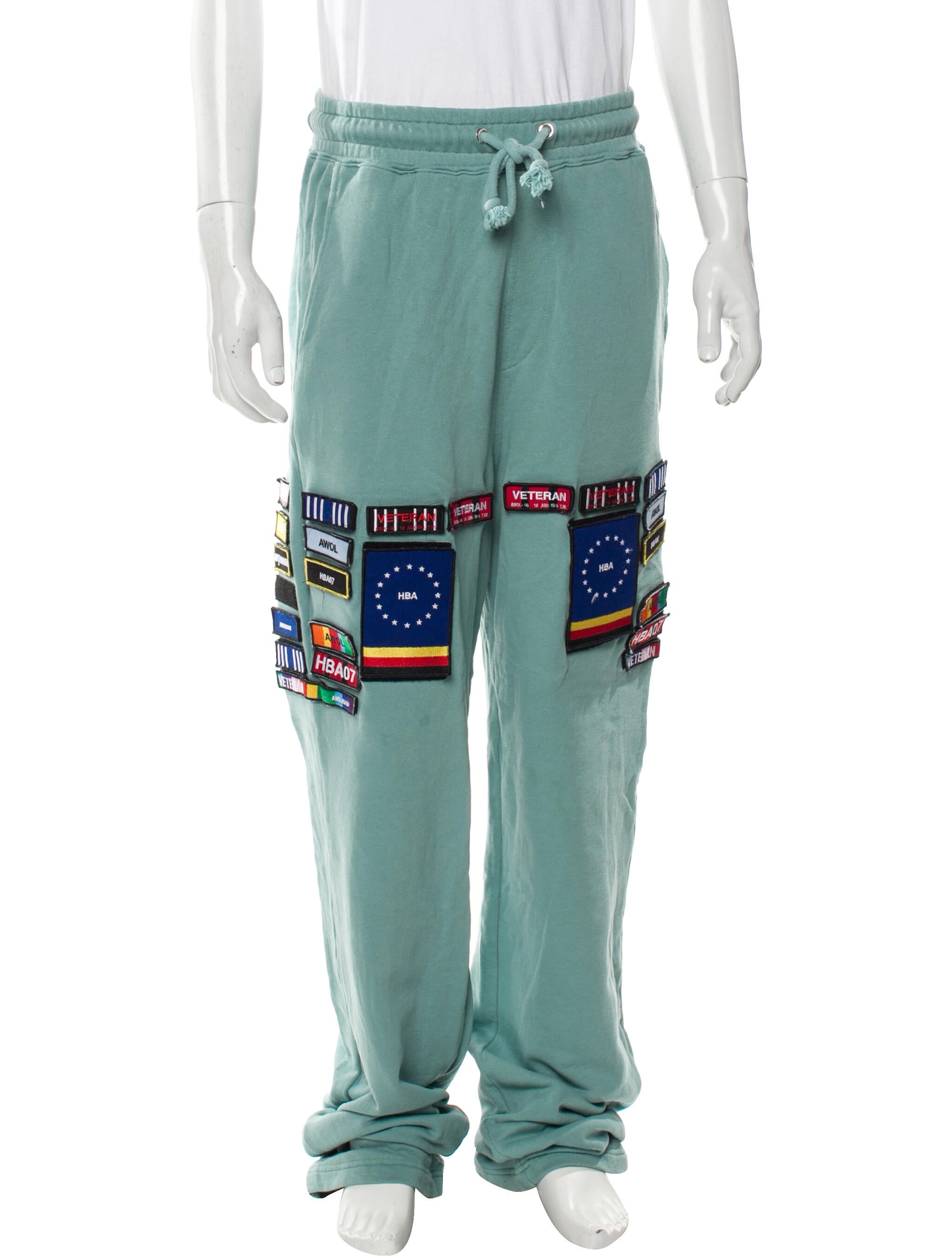 Hood by Air Graphic Print Sweatpants
