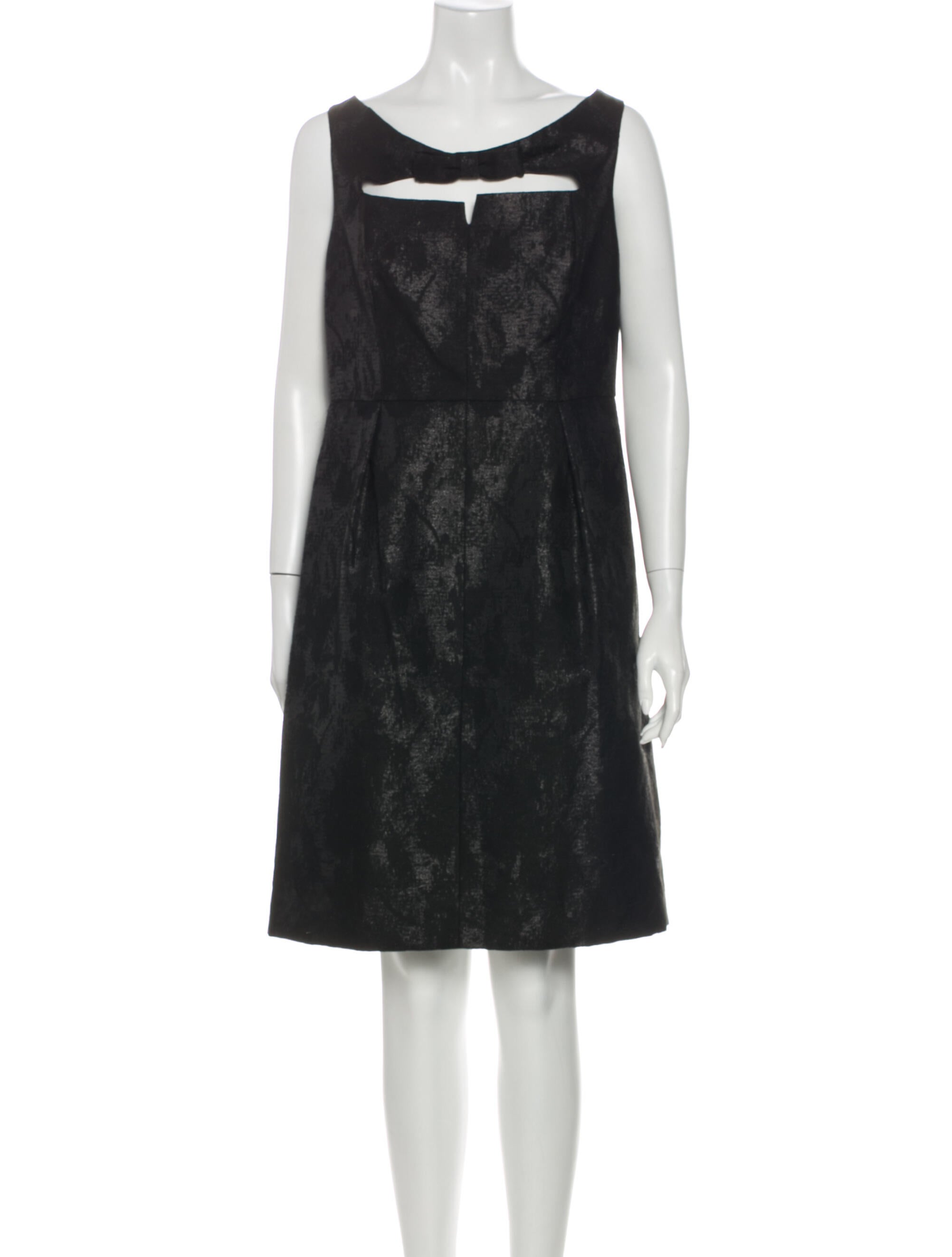 Hossh Printed Knee-Length Dress