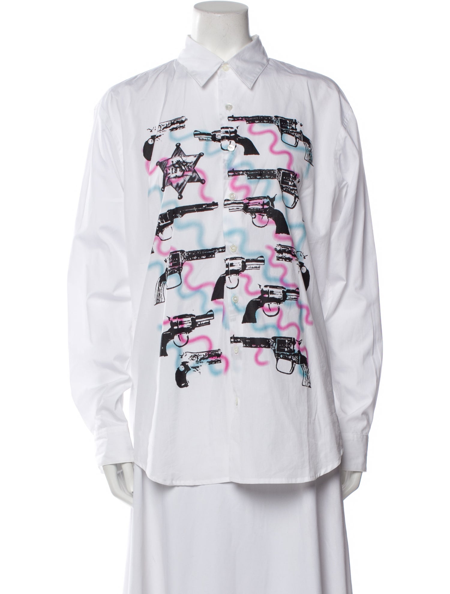 House Of Beauty And Culture Graphic Print Long Sleeve Shirt