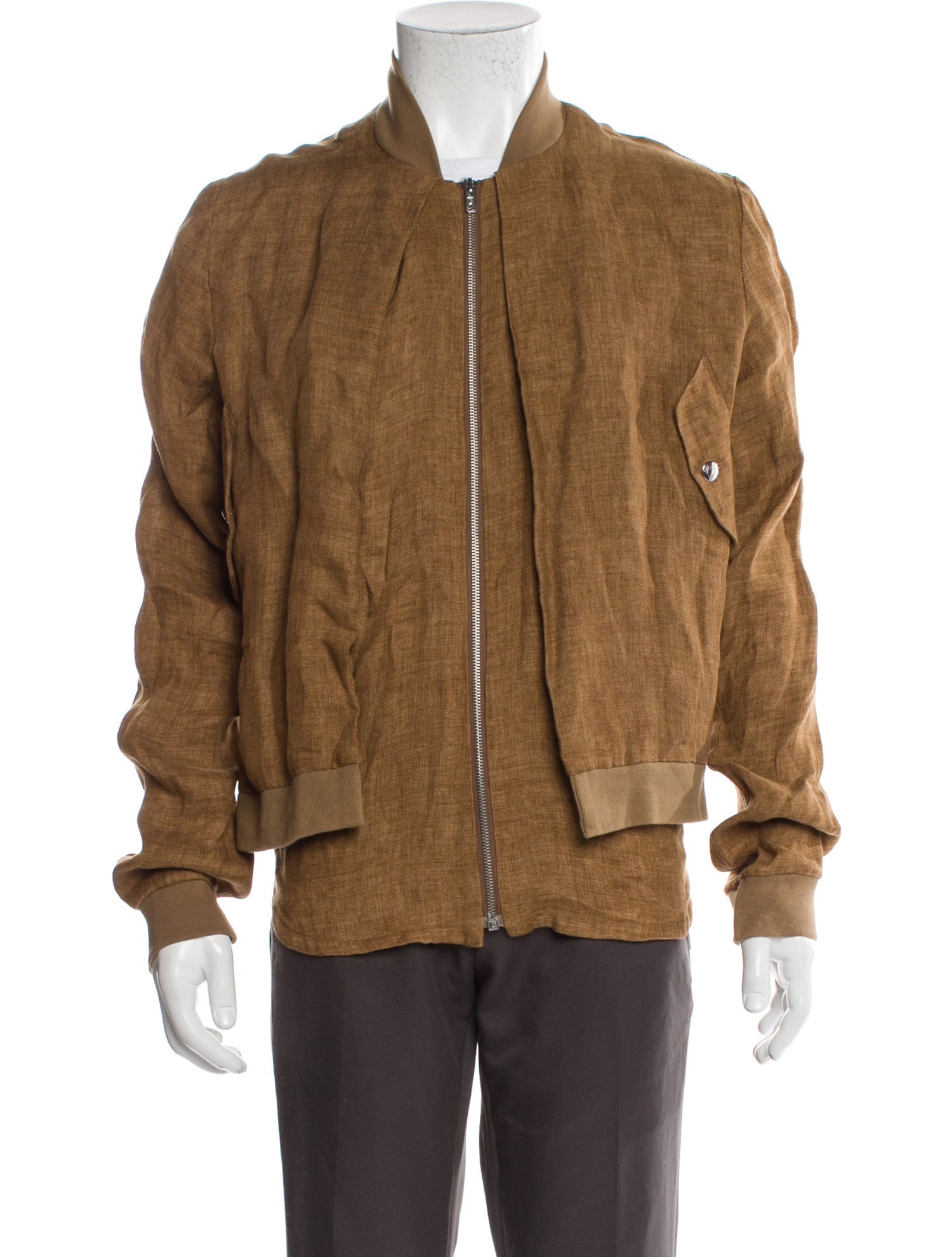 House of the Very Islands Linen Bomber Jacket