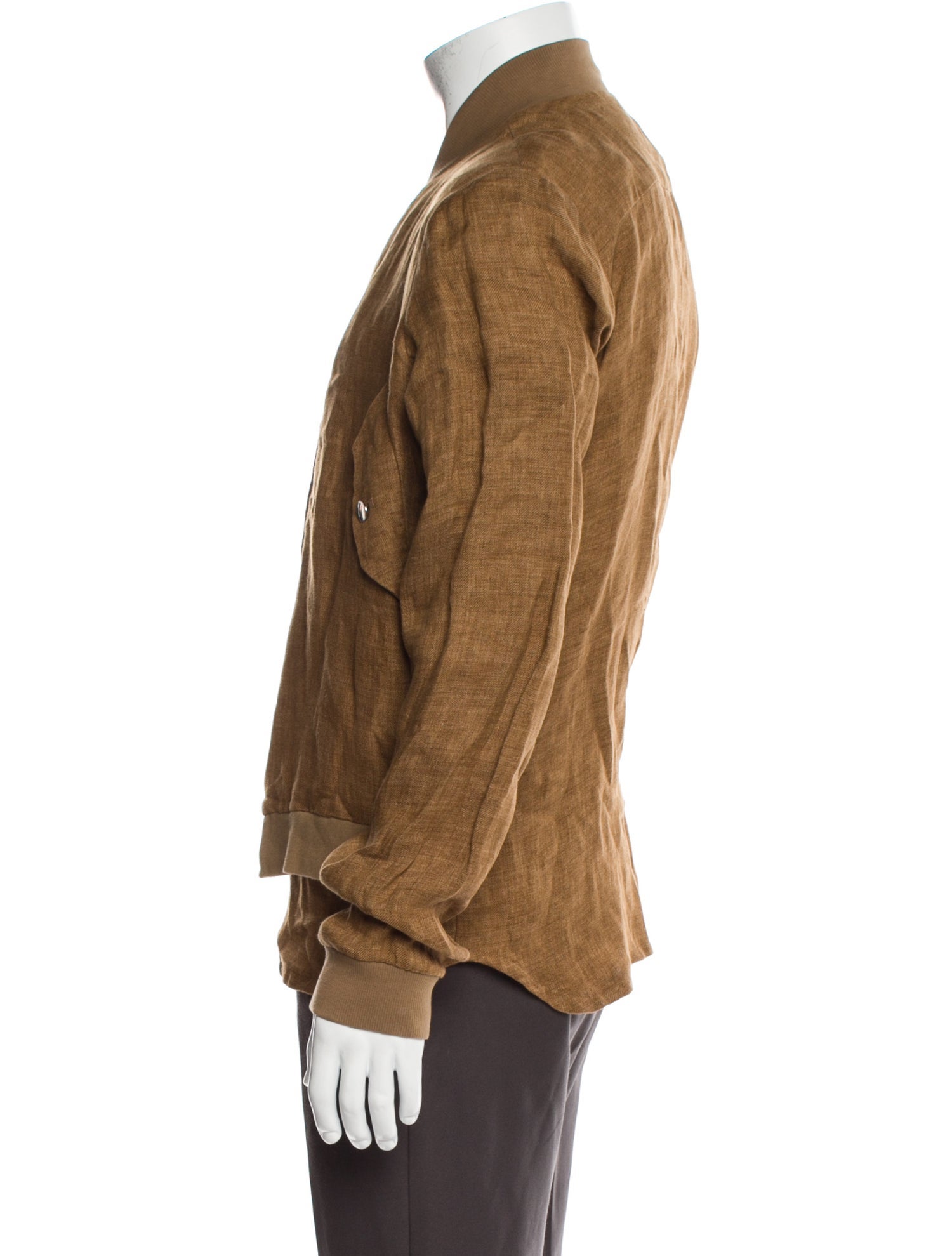 House of the Very Islands Linen Bomber Jacket