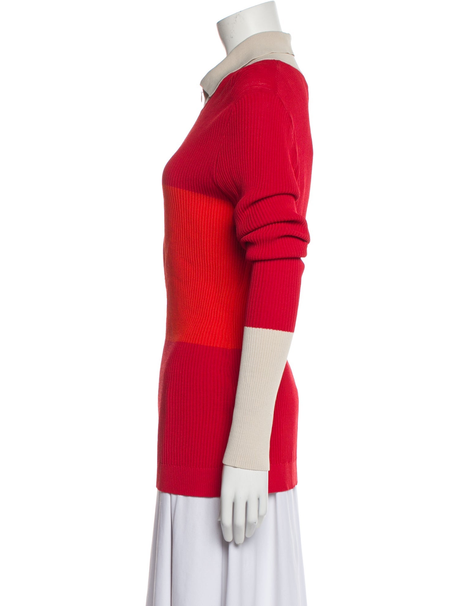 Hope Mock Neck Three-Quarter Sleeve Polo