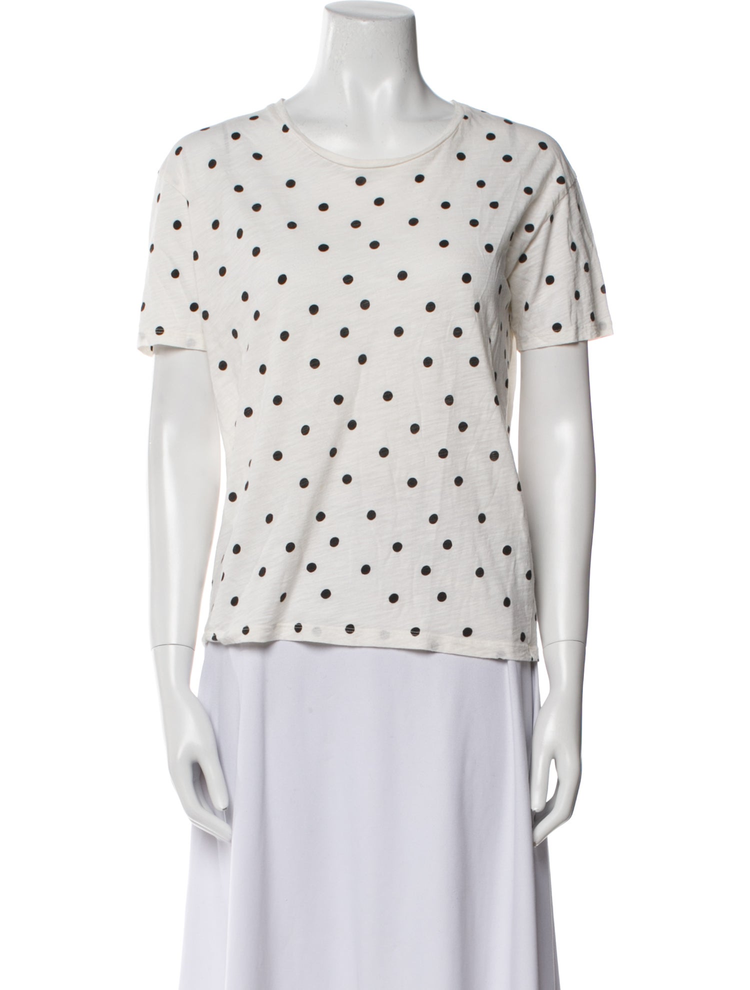 Hope Polka Dot Print Crew Neck T-Shirt