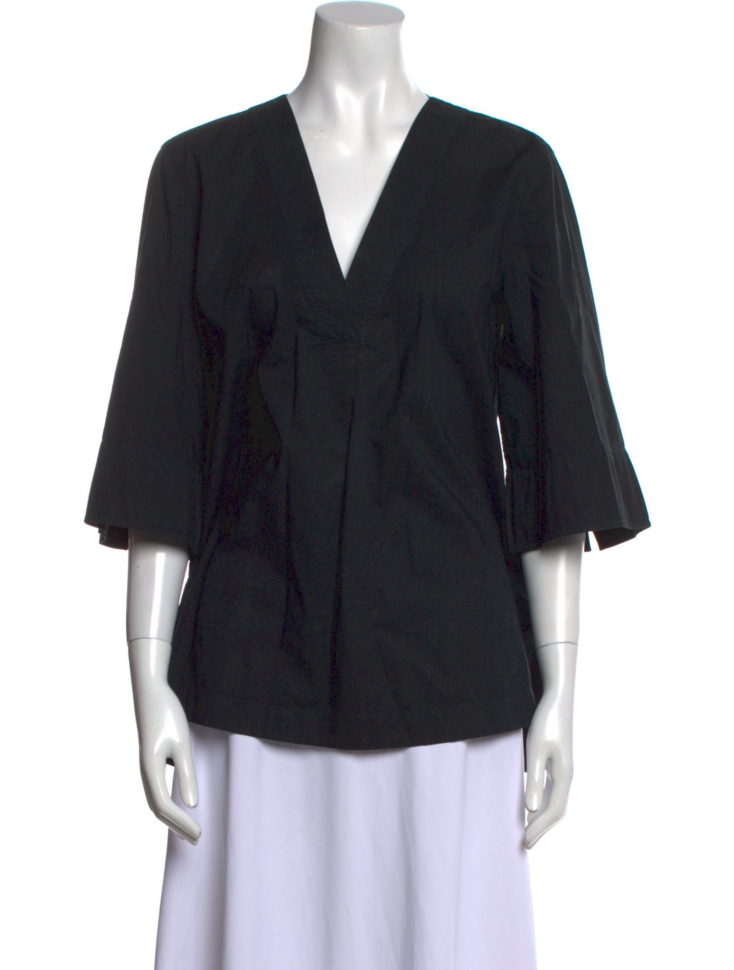 Hope V-Neck Three-Quarter Sleeve Blouse