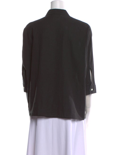 Hope Three-Quarter Sleeve Button-Up Top