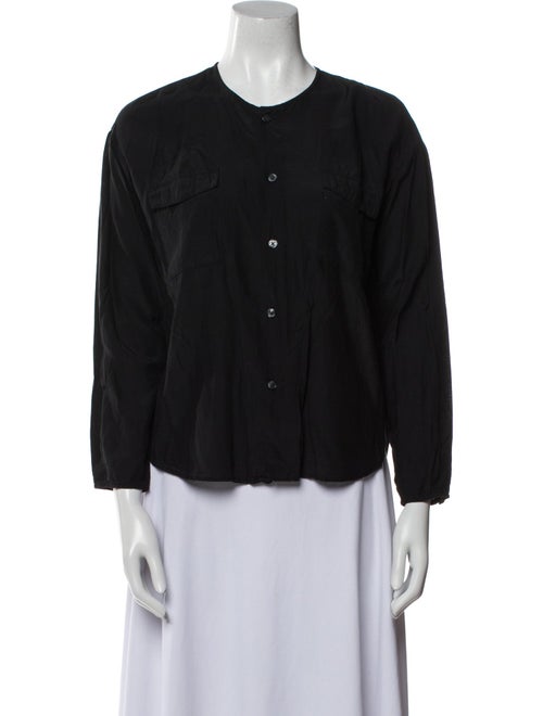 Hope Three-Quarter Sleeve Button-Up Top