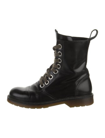 Hope Leather Combat Boots