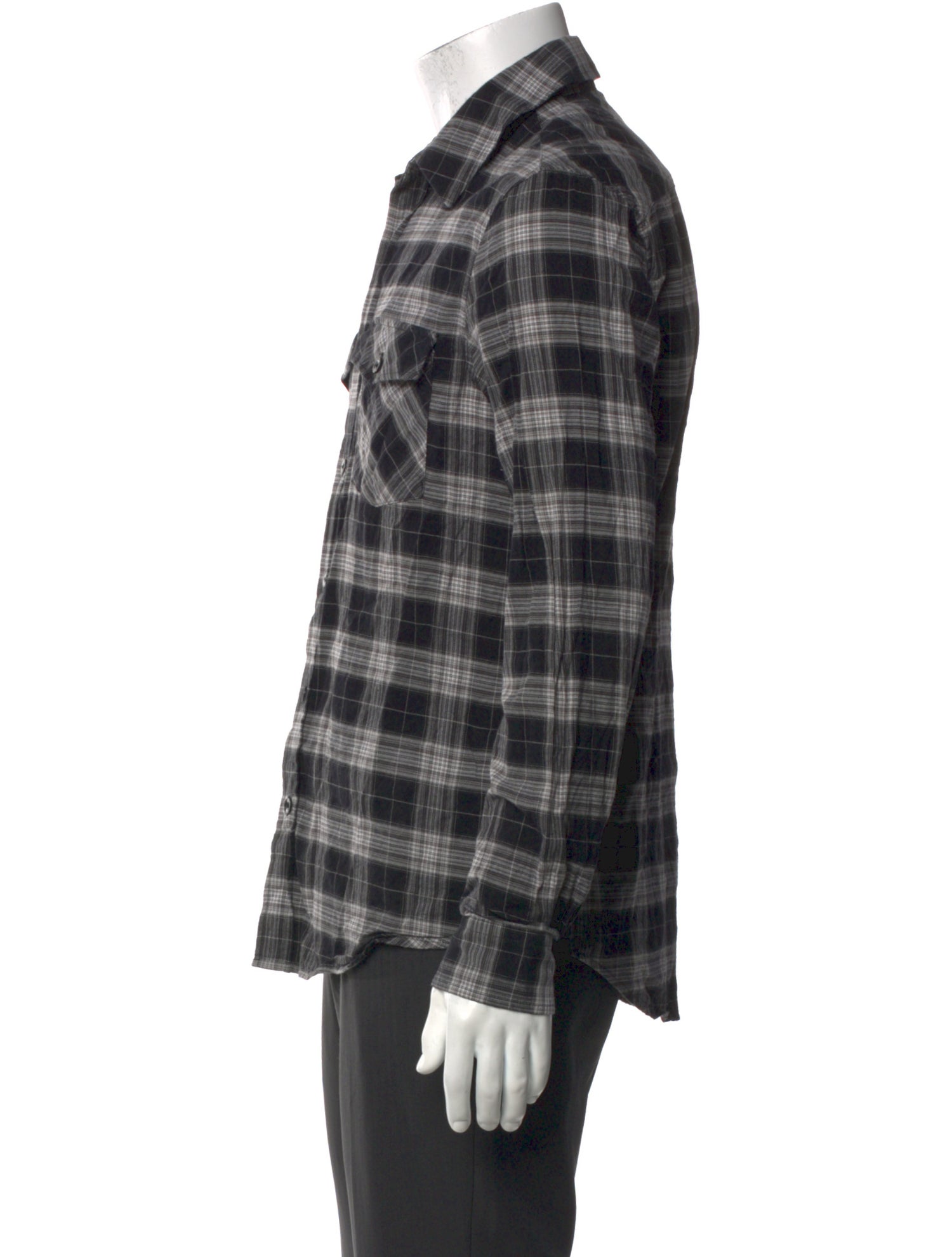 Hope Plaid Print Long Sleeve Western Shirt