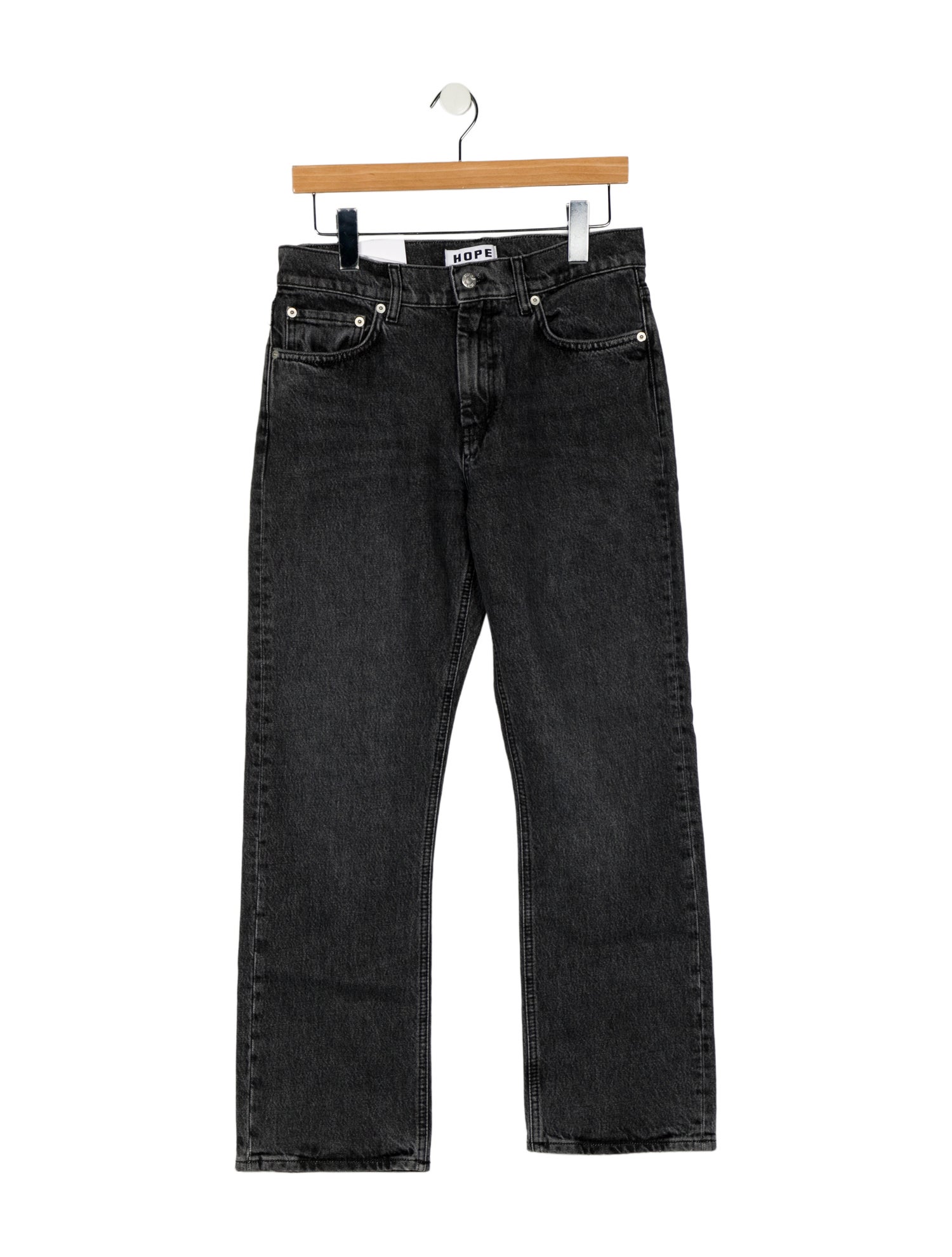Hope Mid-Rise Straight Leg Jeans
