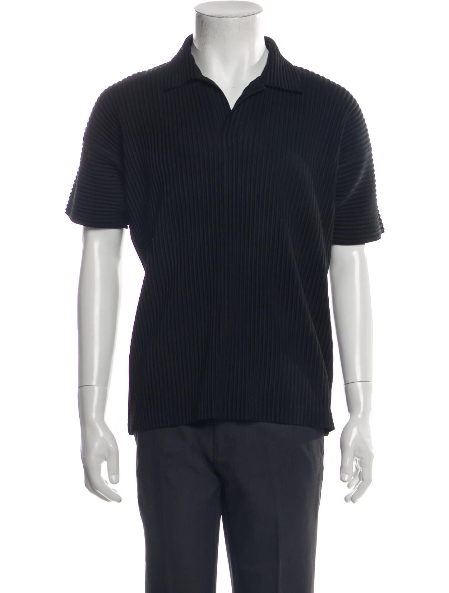 HOMME PLISSÉ ISSEY MIYAKE Collar Short Sleeve Polo Shirt